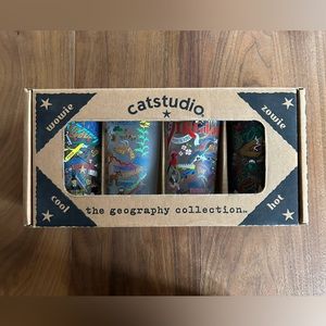 Catstudio “States” Collection frosted 15-once Tumbler Glasses.